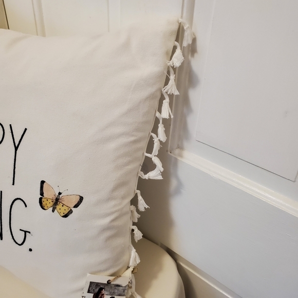 Rae Dunn "Happy Spring" Throw Pillow - Picture 8 of 9
